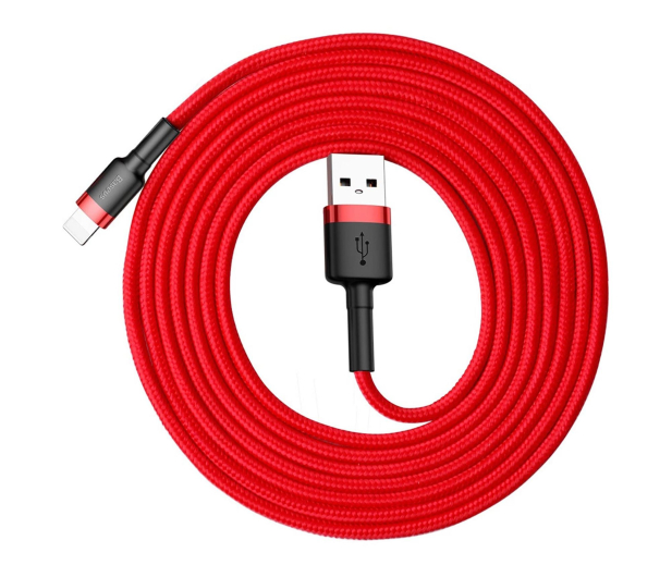 Baseus Kabel Cafule USB-A / Lightning 1.5A QC 3.0 2 m - czerwony - 1502154 - zdjęcie
